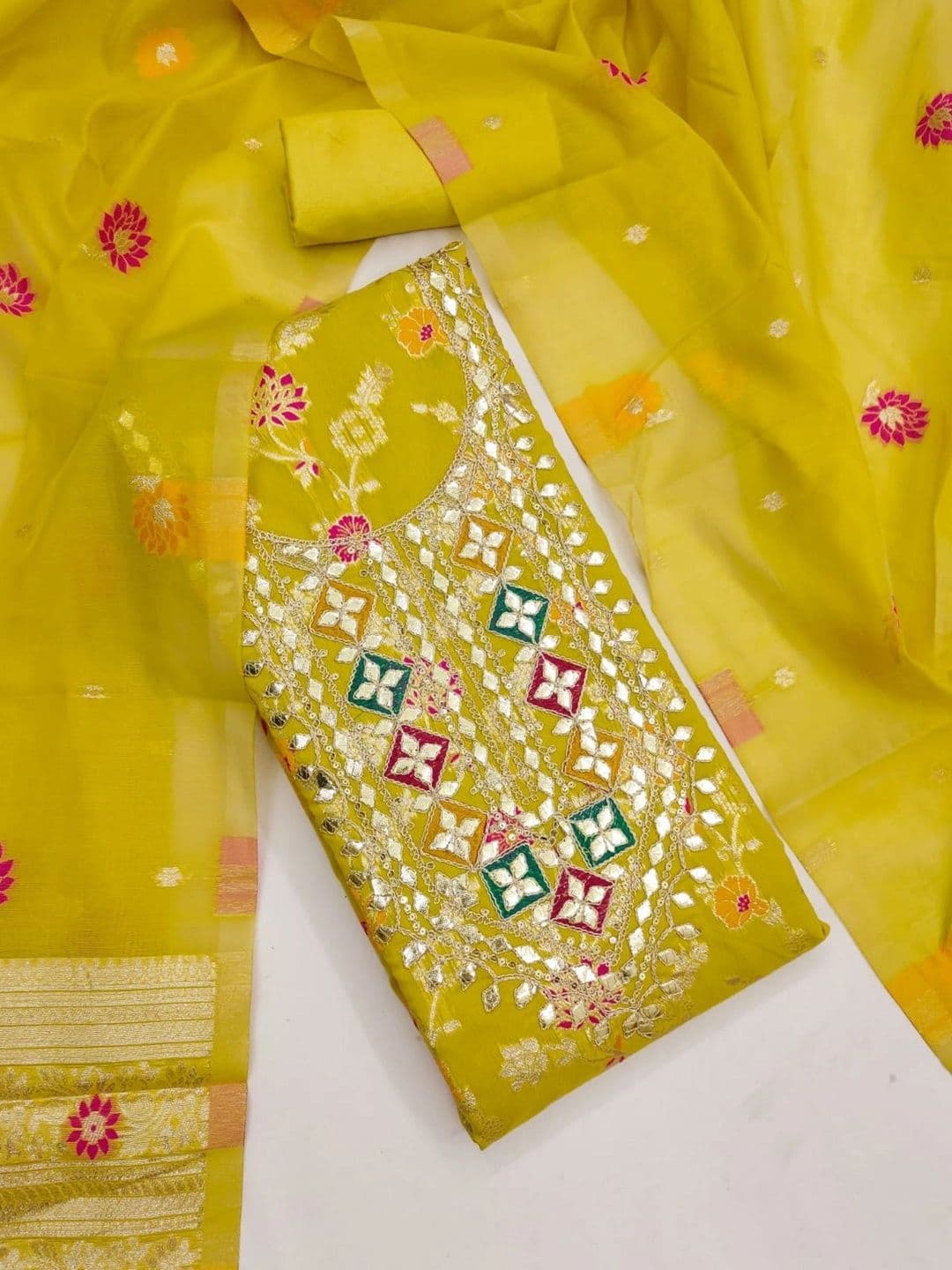 TAVAS Unstitched Dress Material thumbnail 2