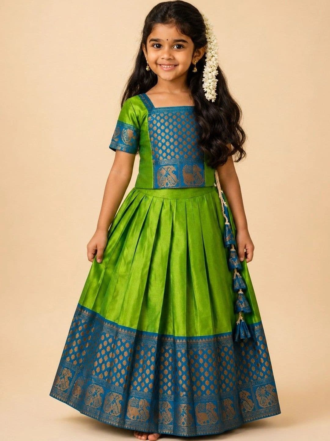 Poppy & Munchkin Girls Ready to Wear Lehenga - view 1