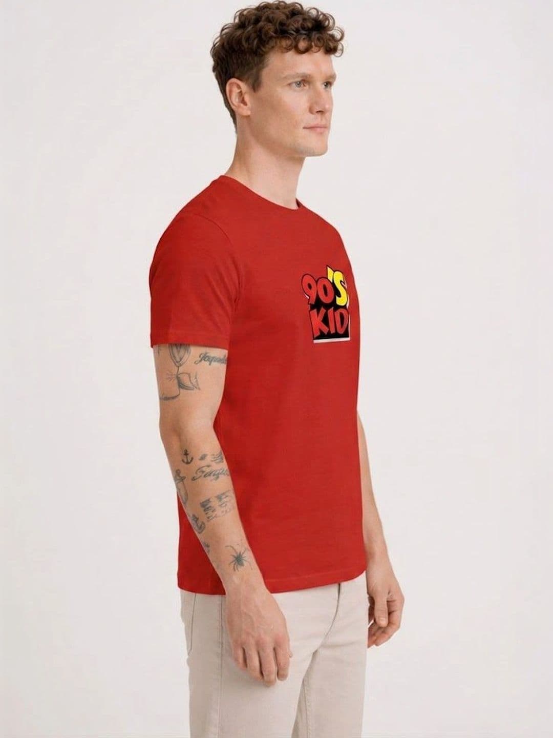 BAESD Men Typography Printed T-shirt thumbnail 2
