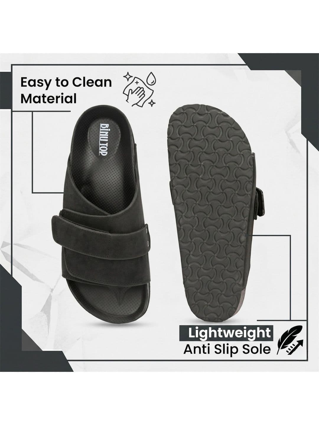 BINUTOP Men Comfort Sandals thumbnail 5