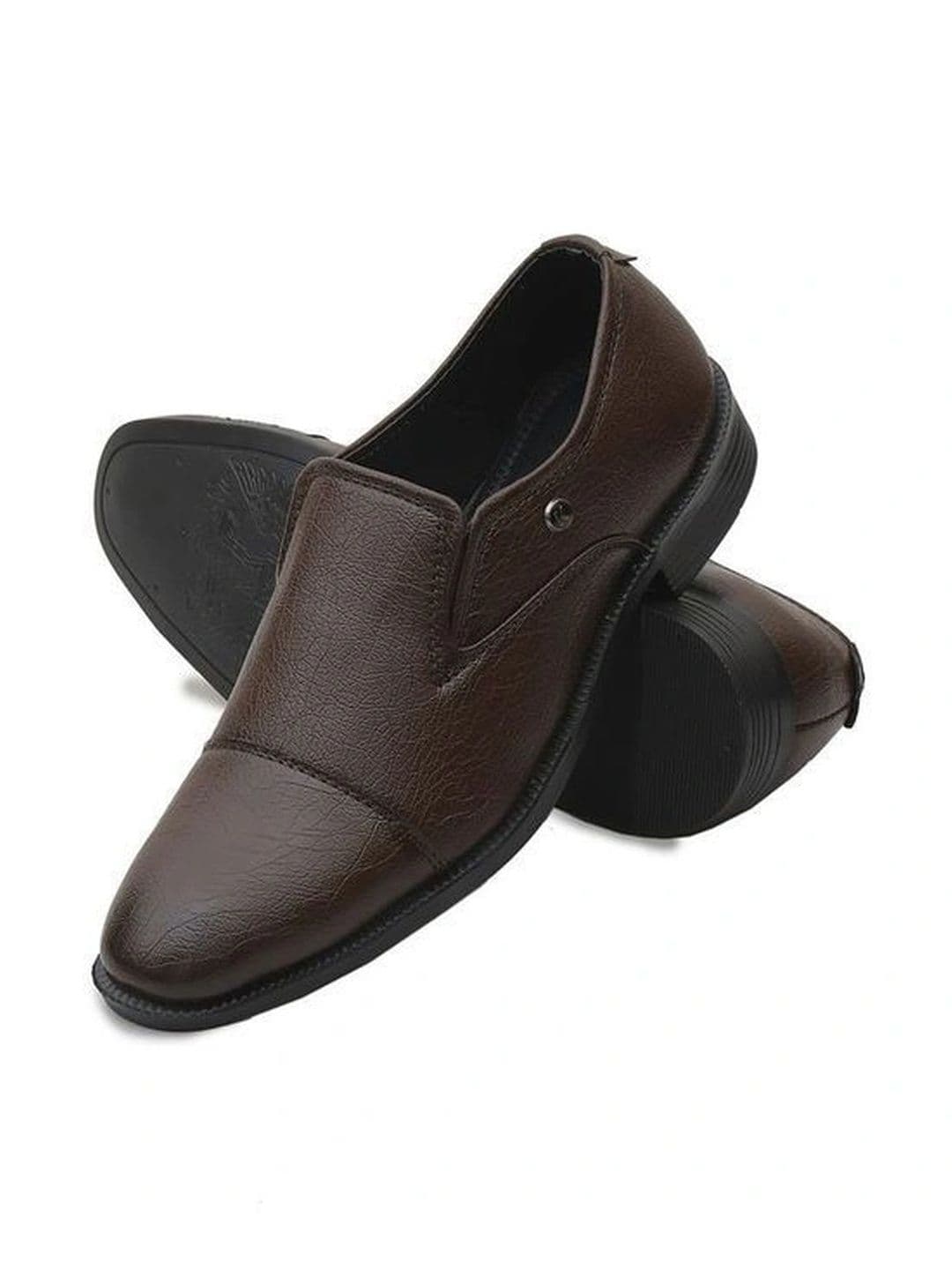Lushwalk Men Leather Round-Toe Formal Shoes thumbnail 3