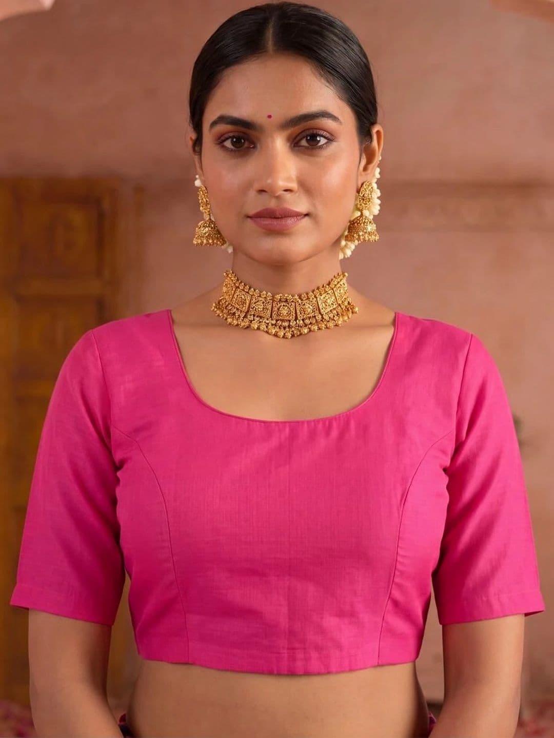 SAMANTHA Striped Poly Georgette Leheriya Saree thumbnail 2