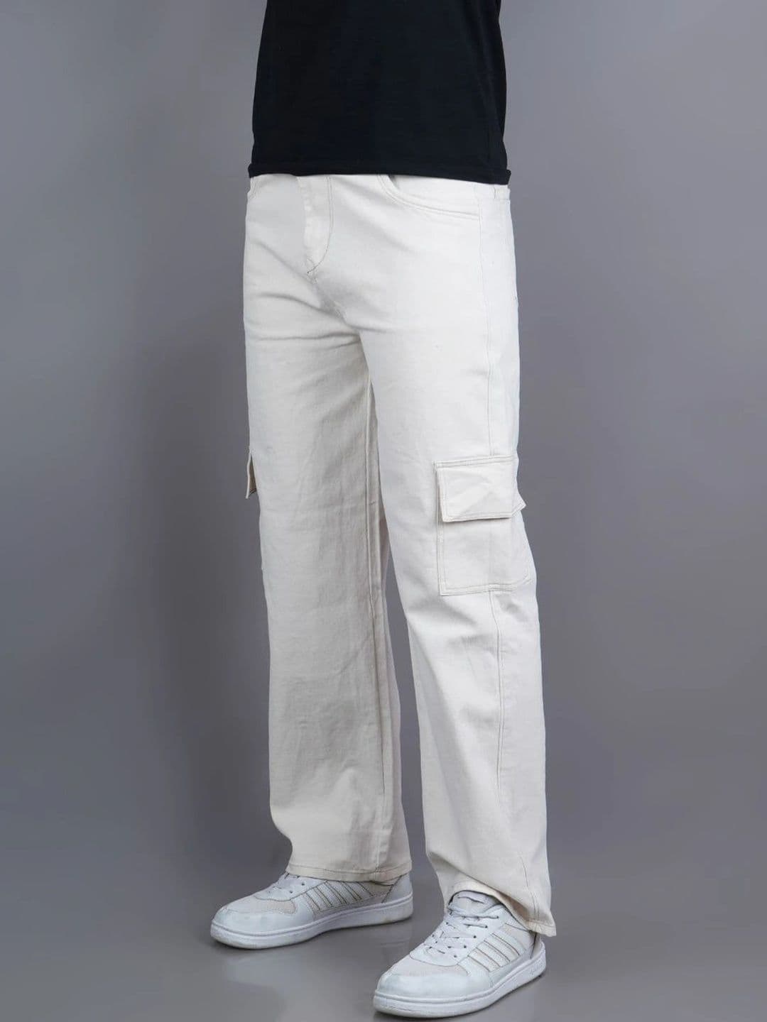 R.Code by The Roadster Life Co. Men Classic Relaxed Fit Mid-Rise Stretchable Jeans - view 1