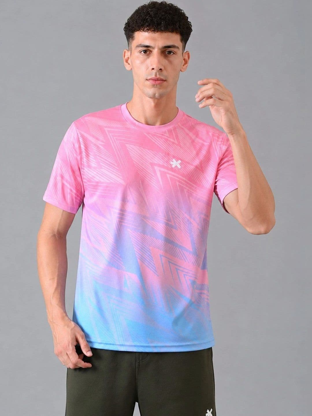 HRX by Hrithik Roshan Men Printed Dri-FIT T-shirt thumbnail 5
