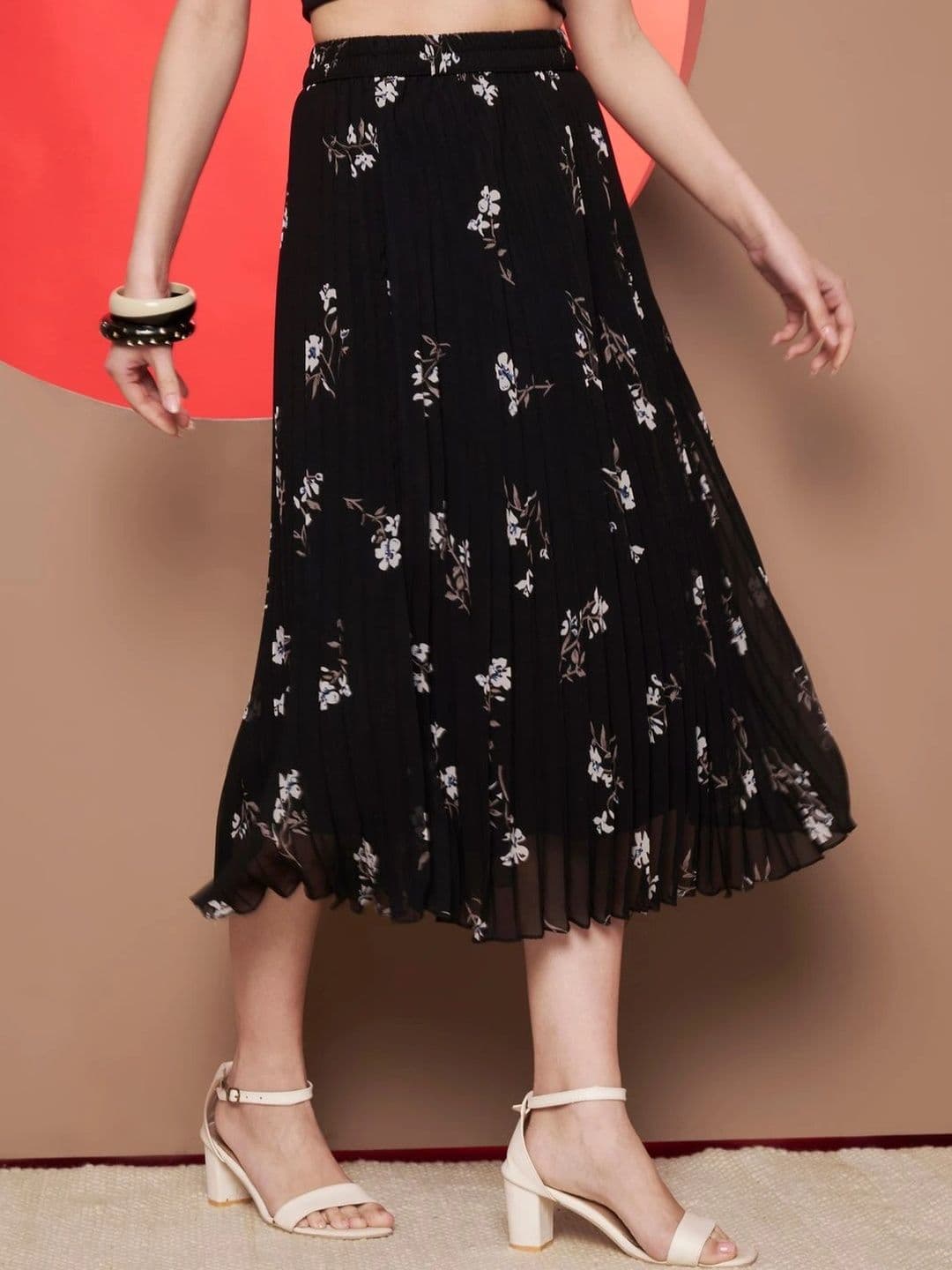 CORSICA Women Floral Midi A-Line Skirt thumbnail 2