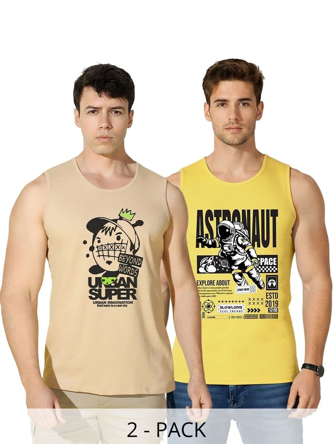 MINISTRY OF FRIENDS Men 2 Printed T-shirt - view 1