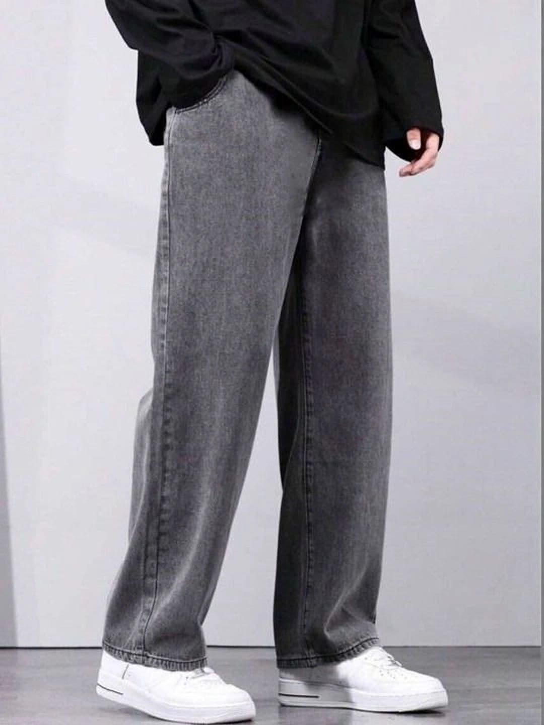 DENIM HAWK Men Classic Straight Fit Mid-Rise Stretchable Jeans - view 1