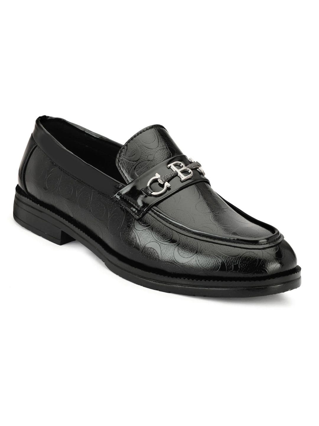 INKLENZO Men Textured Round Toe Formal Loafers thumbnail 2