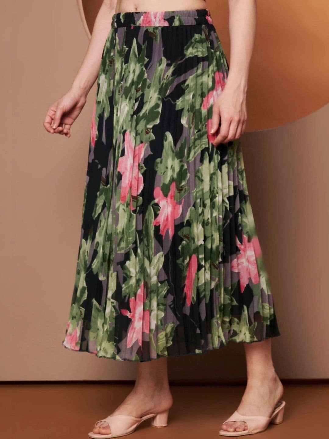 CORSICA Women Floral Tropical Midi Flared Skirt thumbnail 6
