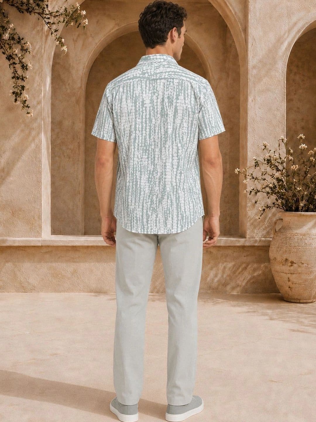 Anouk Men Printed Cotton Smart Casual Shirt thumbnail 4