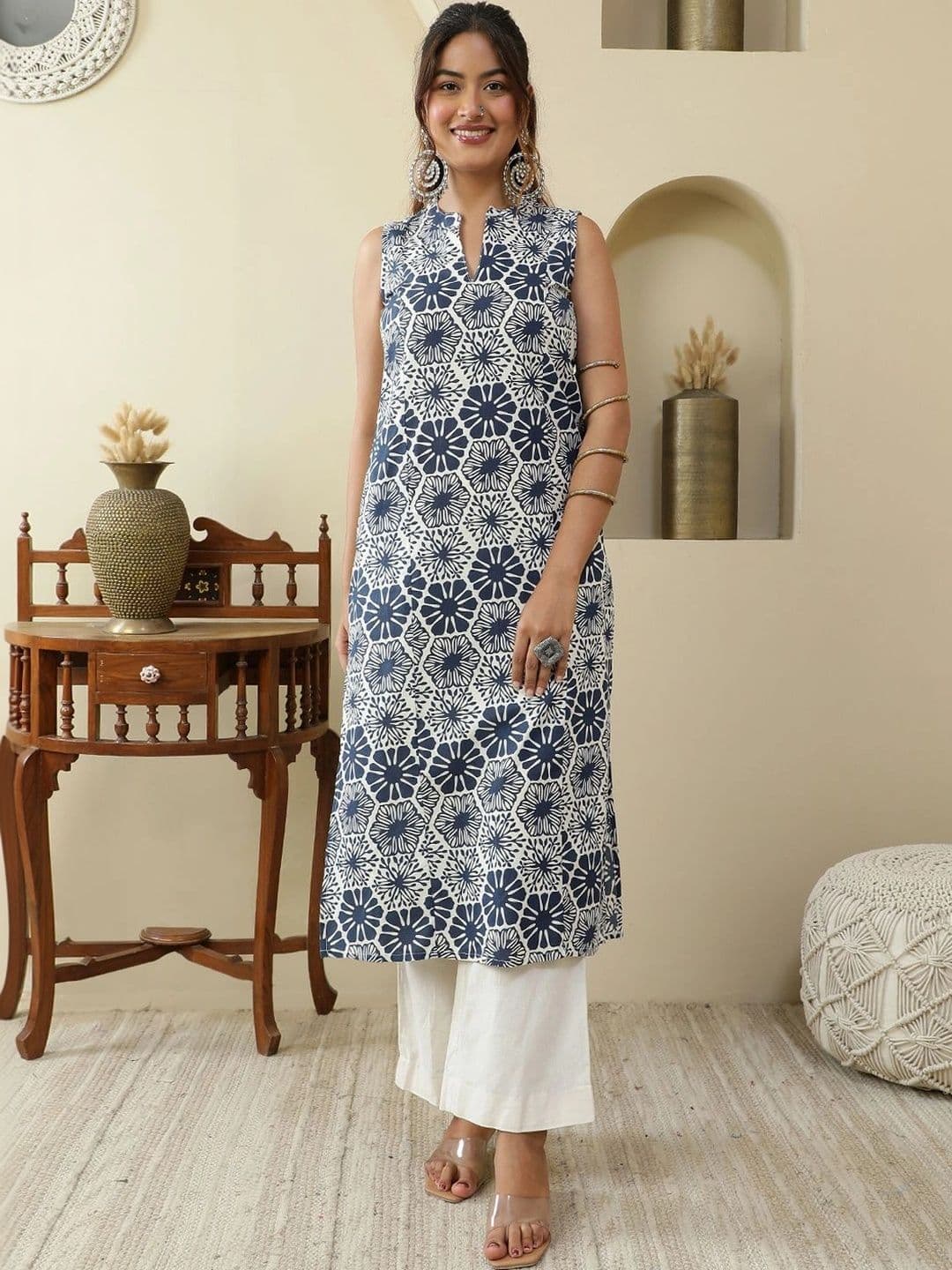 Anouk Women Floral Printed Indie Prints Kurta - view 1