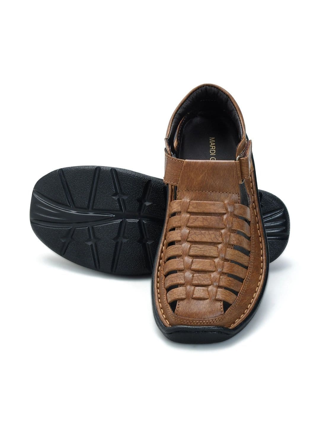 Mardi Gras Men Leather Fisherman Sandals thumbnail 5