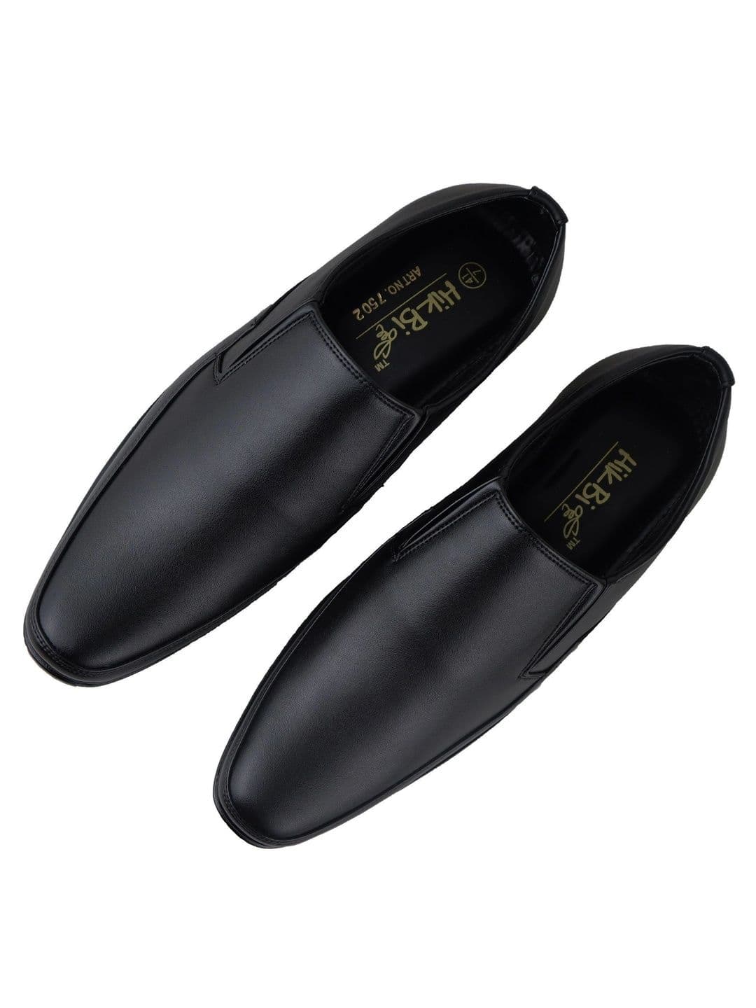 HikBi Men Leather Formal Slip-On Shoes thumbnail 3