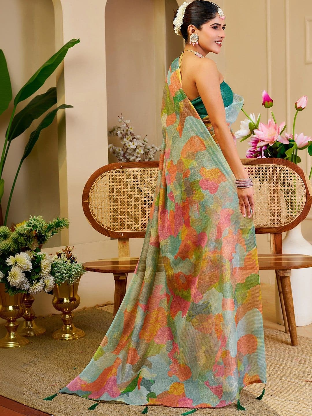 SAIYAMORI Pure Cotton Saree thumbnail 7
