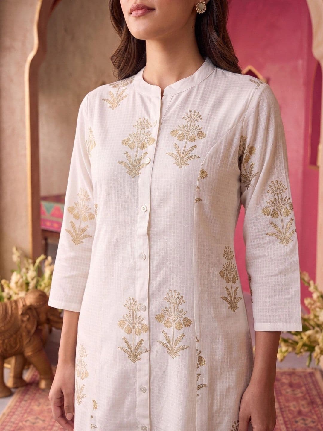 Rangita Women Ethnic Motifs Printed Indie Prints Kurta thumbnail 4