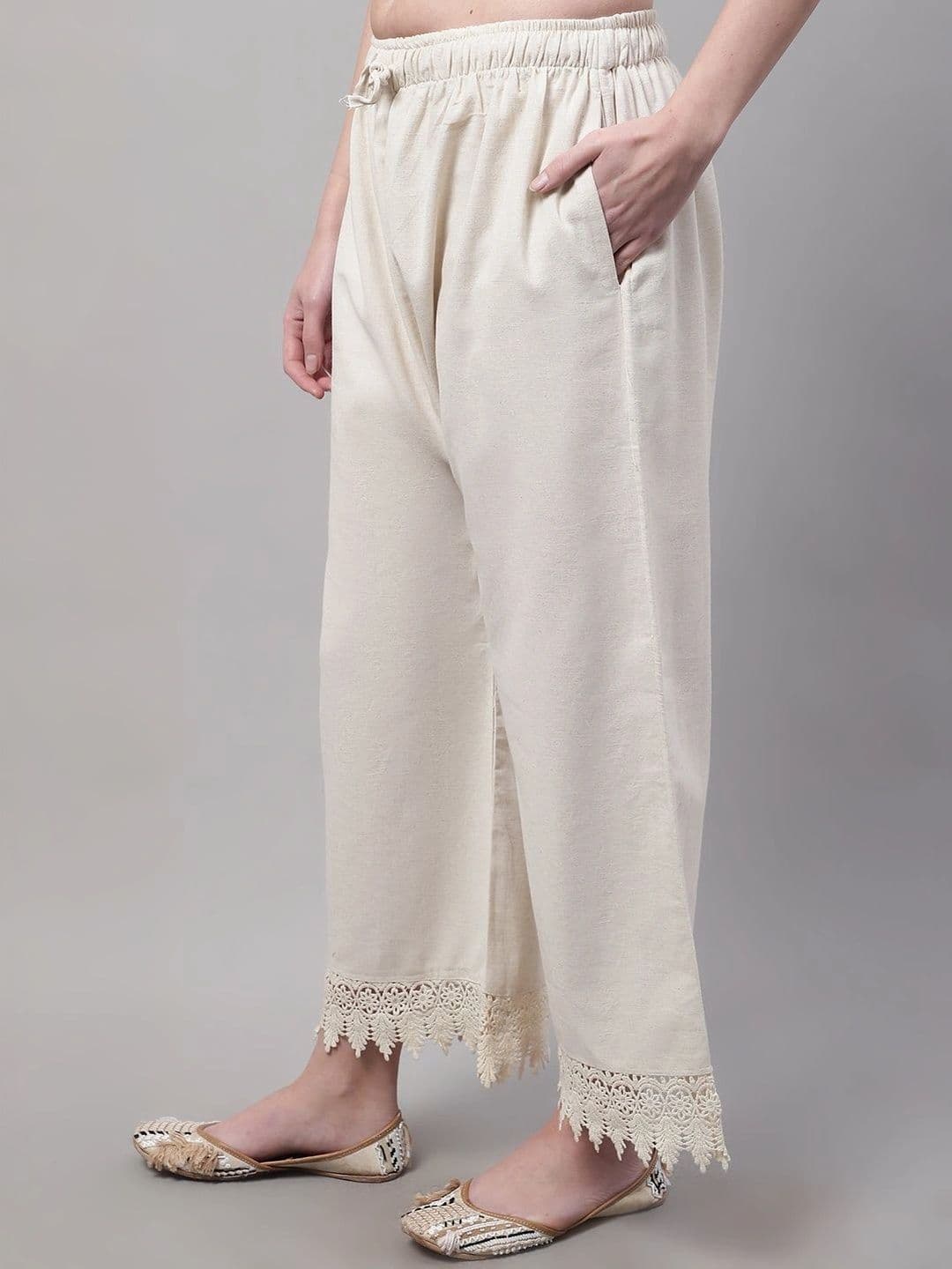 KALINI Women Embellished Ethnic Palazzos thumbnail 6