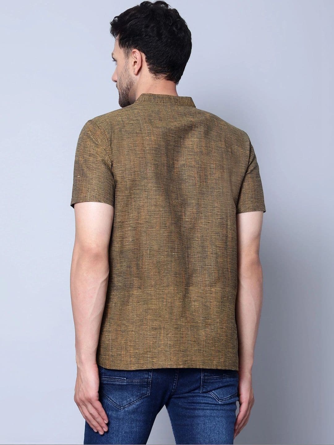 Latest Chikan Garments Men Khadi Kurta thumbnail 4