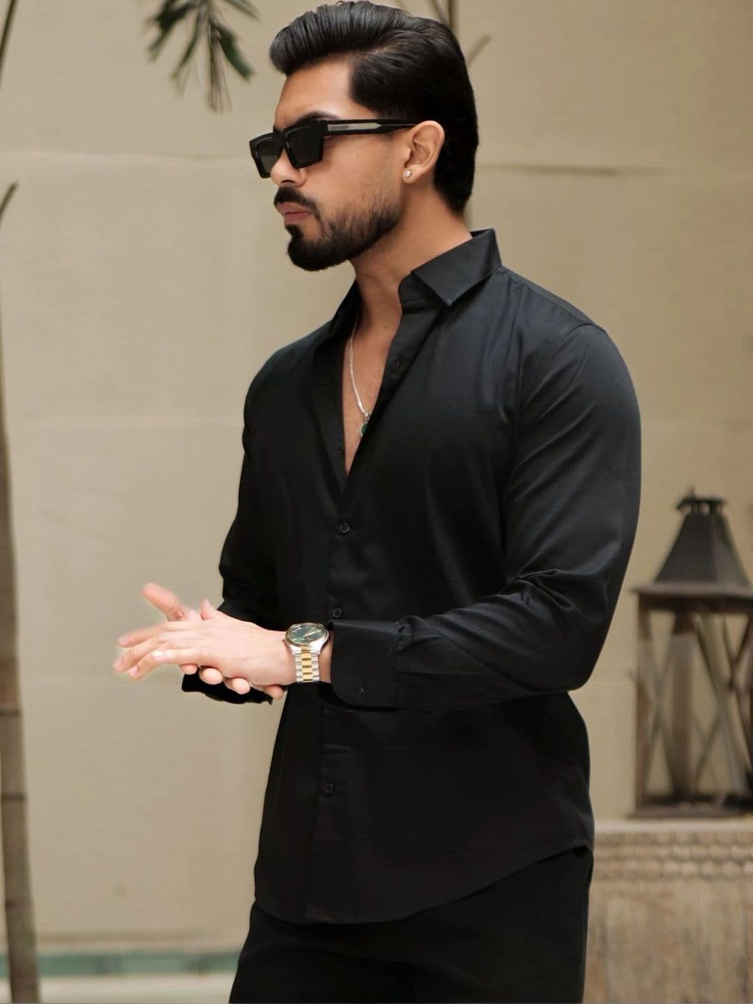 Urban Scissors Men Comfort Casual Shirt thumbnail 4
