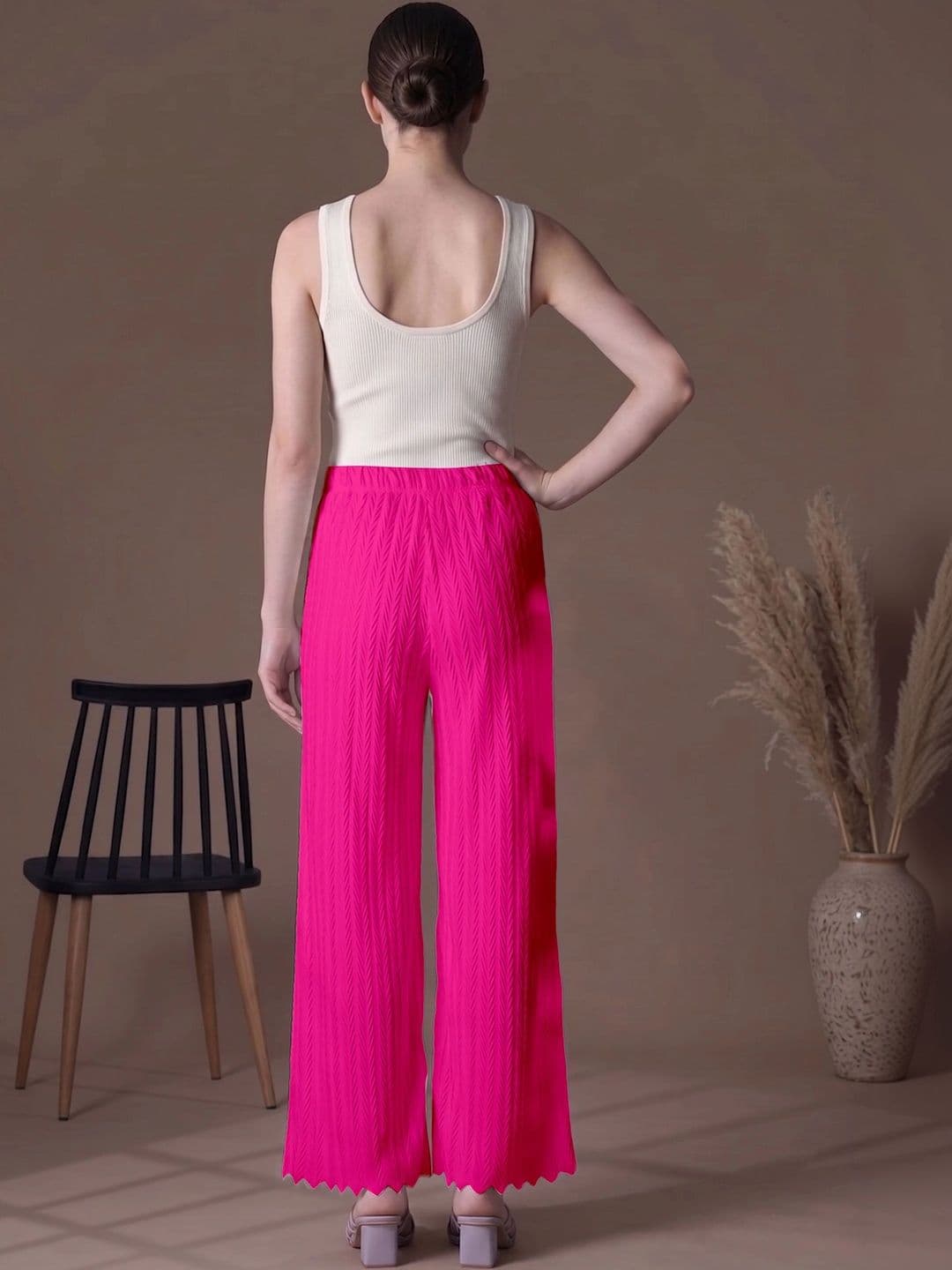 Tijarat Women 2 Knitted Ethnic Palazzos thumbnail 2