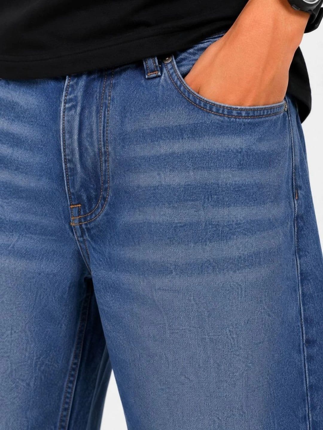 MQ Denim Men Straight Fit Mid-Rise Light Fade Jeans thumbnail 6