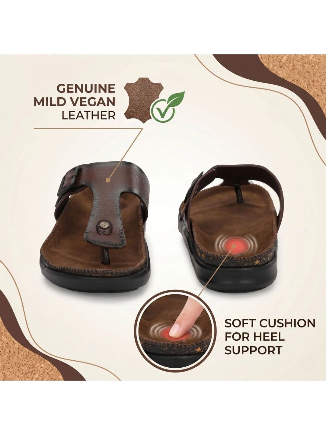 BINUTOP Men Comfort Sandals thumbnail 3