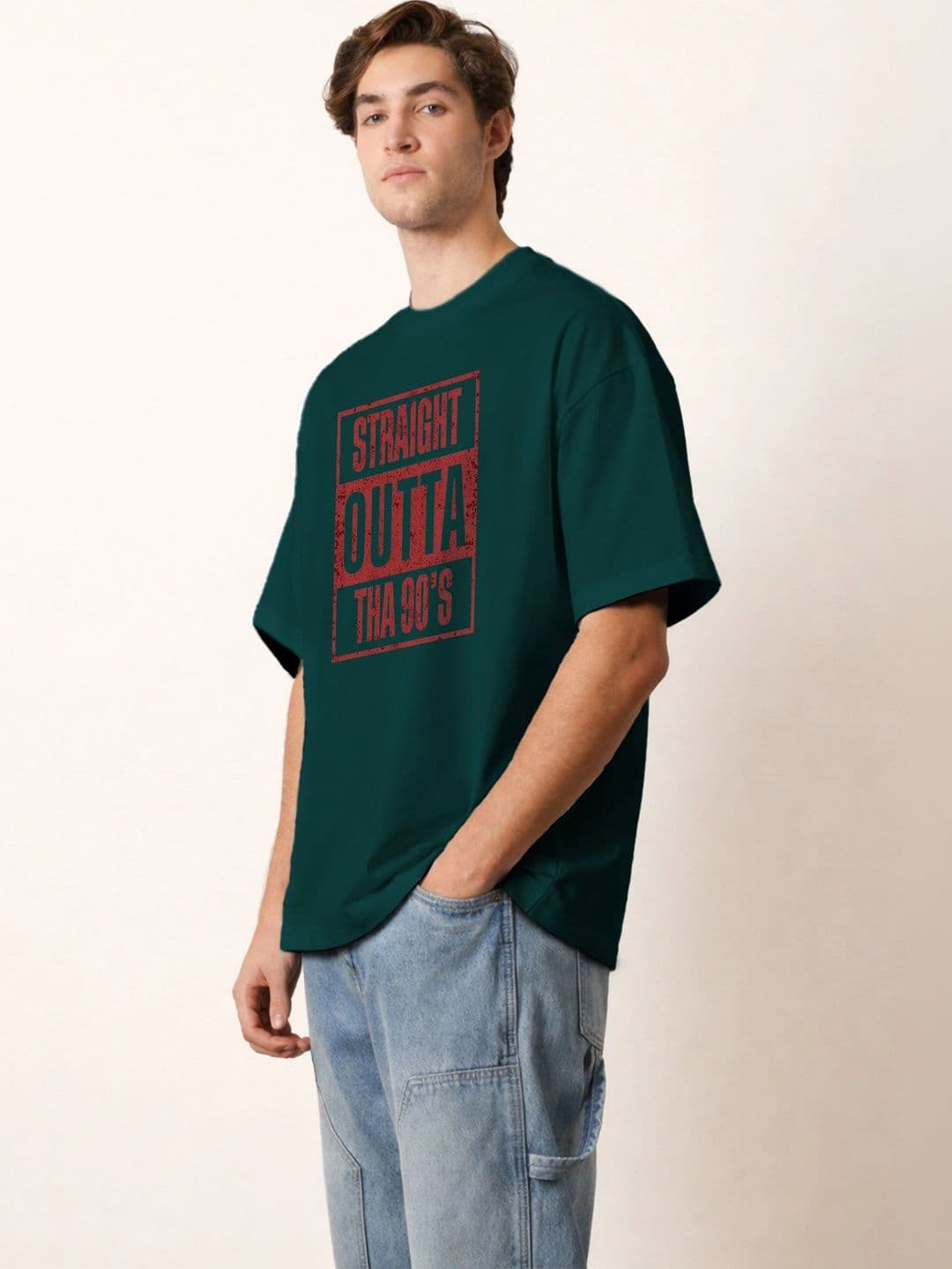 Moda rapido X TOGS & TERRE Men Typography Printed Organic Cotton Blend T-shirt thumbnail 2