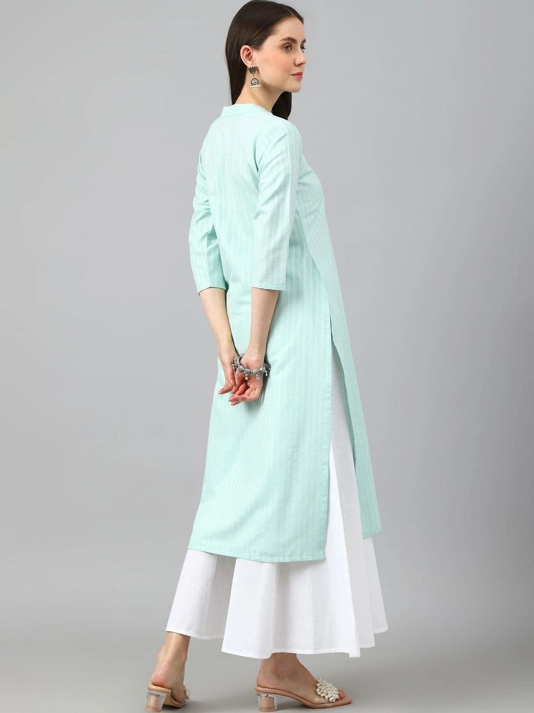 Anouk X fwd Women Striped Kurta thumbnail 5