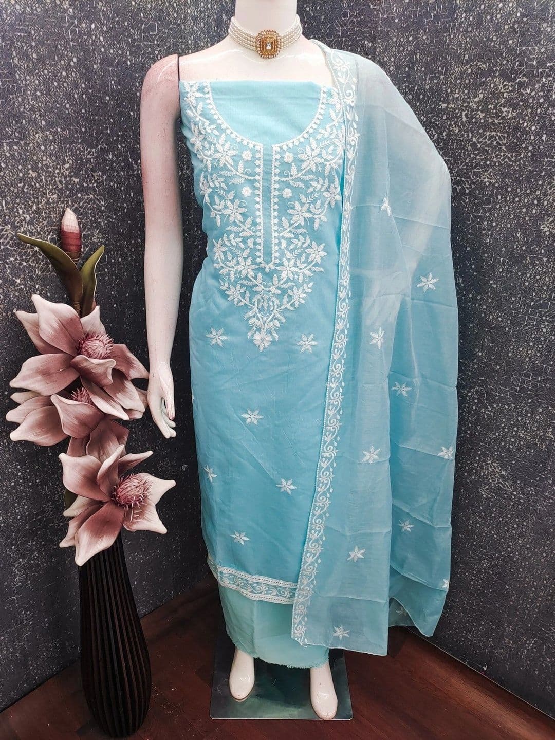 TAVAS Unstitched Dress Material - view 1