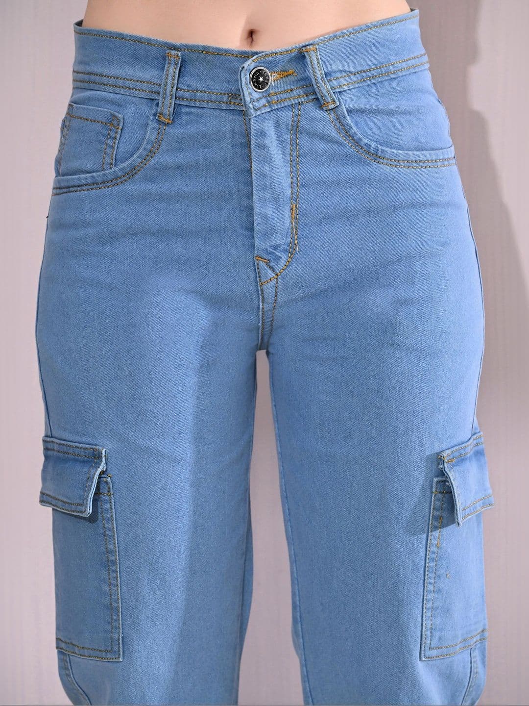 Encrypt Women Classic Regular Fit Mid-Rise Stretchable Jeans thumbnail 5