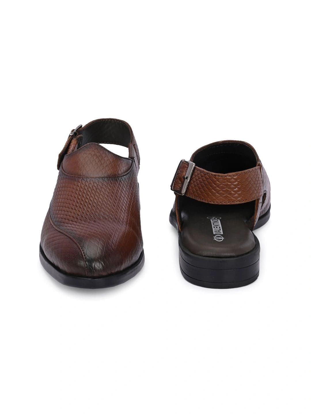 Valentino Men Leather Shoe-Style Sandals thumbnail 7