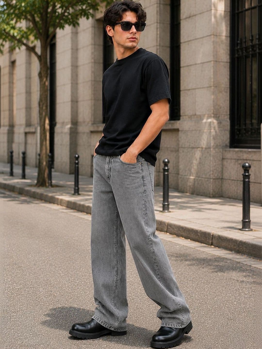 MQ Denim Men Straight Fit Mid-Rise Jeans thumbnail 2