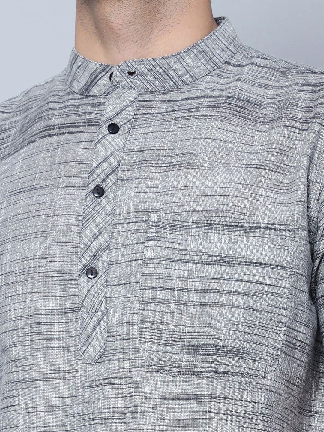 Latest Chikan Garments Men Khadi Kurta thumbnail 2