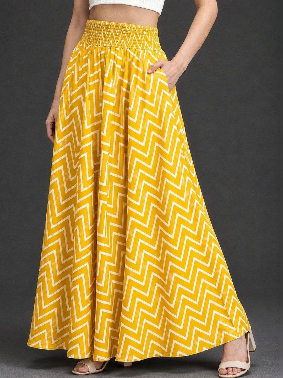 NEXSUS Women Printed Ethnic Palazzos thumbnail 2