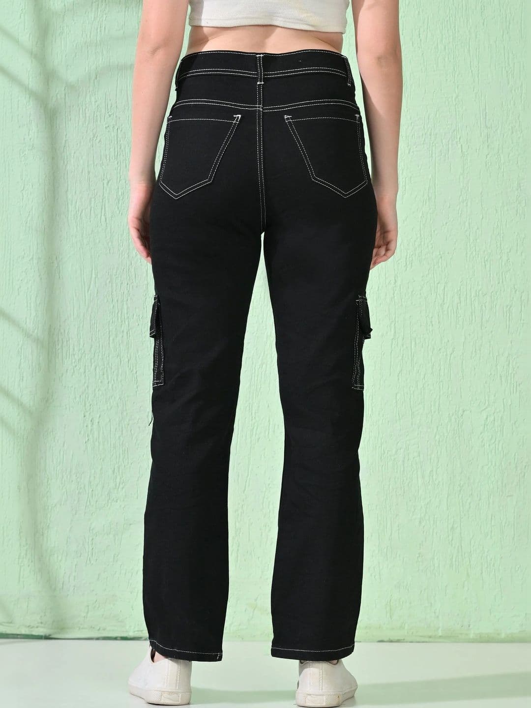 Mast & Harbour Women Classic Regular Fit Mid-Rise Stretchable Jeans thumbnail 2