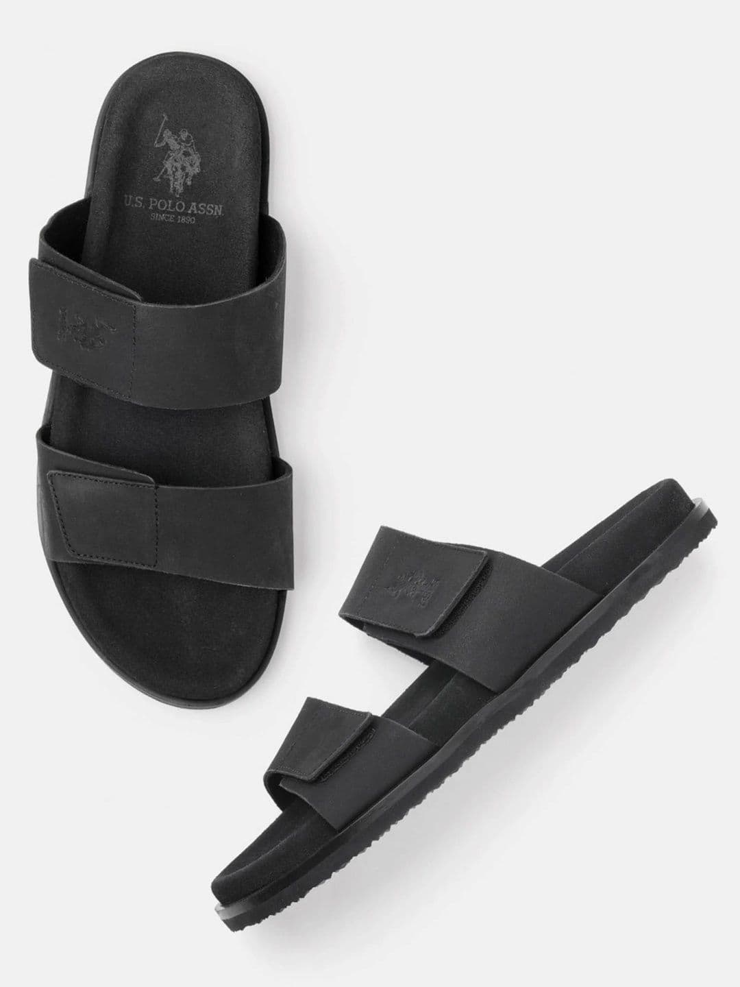 U.S. Polo Assn. Men Leather Comfort Sandals thumbnail 7