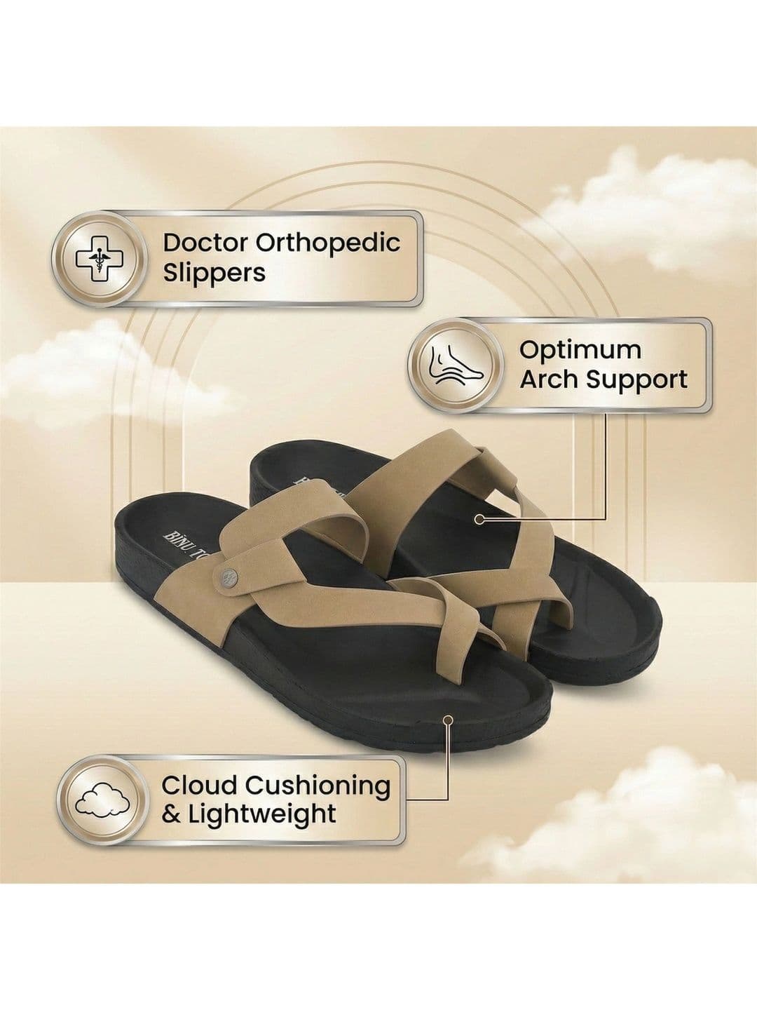 BINUTOP Men Comfort Sandals thumbnail 6
