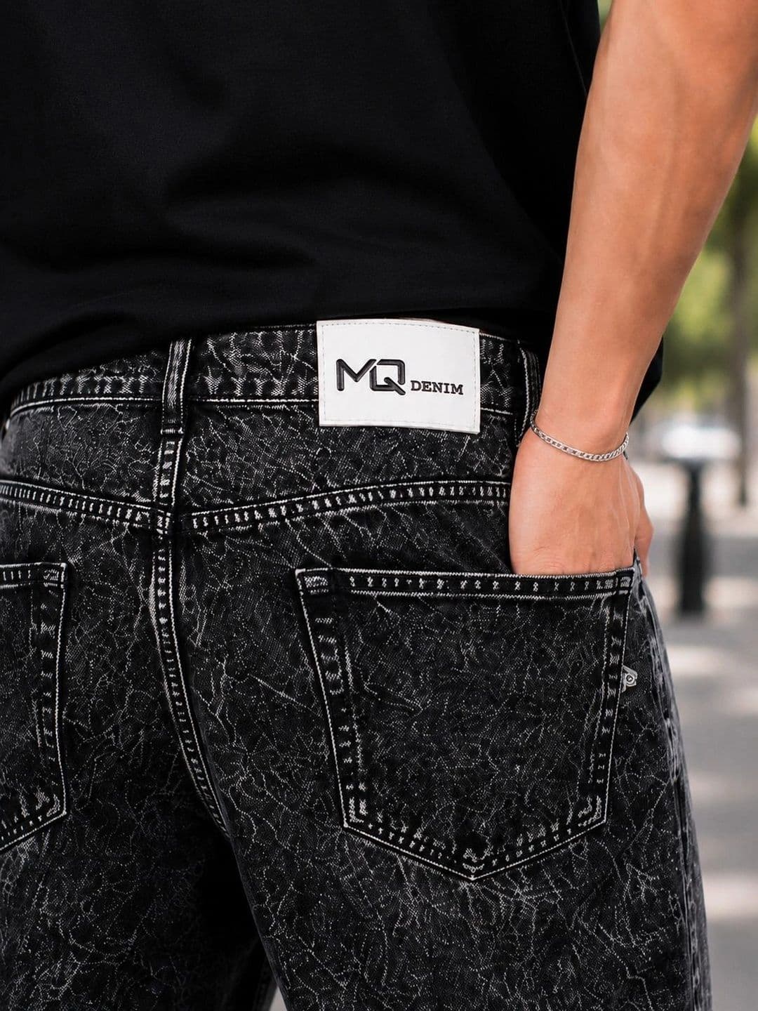 MQ Denim Men Straight Fit Mid-Rise Acid Wash Jeans thumbnail 6