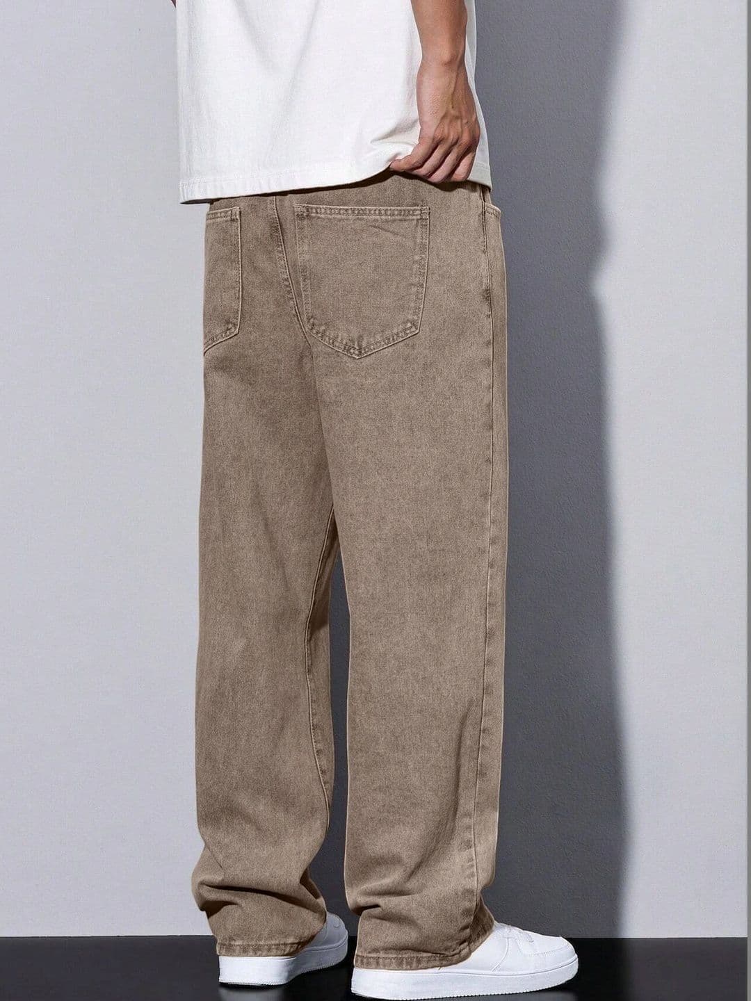 PLUS 91 Men Smart Straight Fit Mid-Rise Jeans thumbnail 3