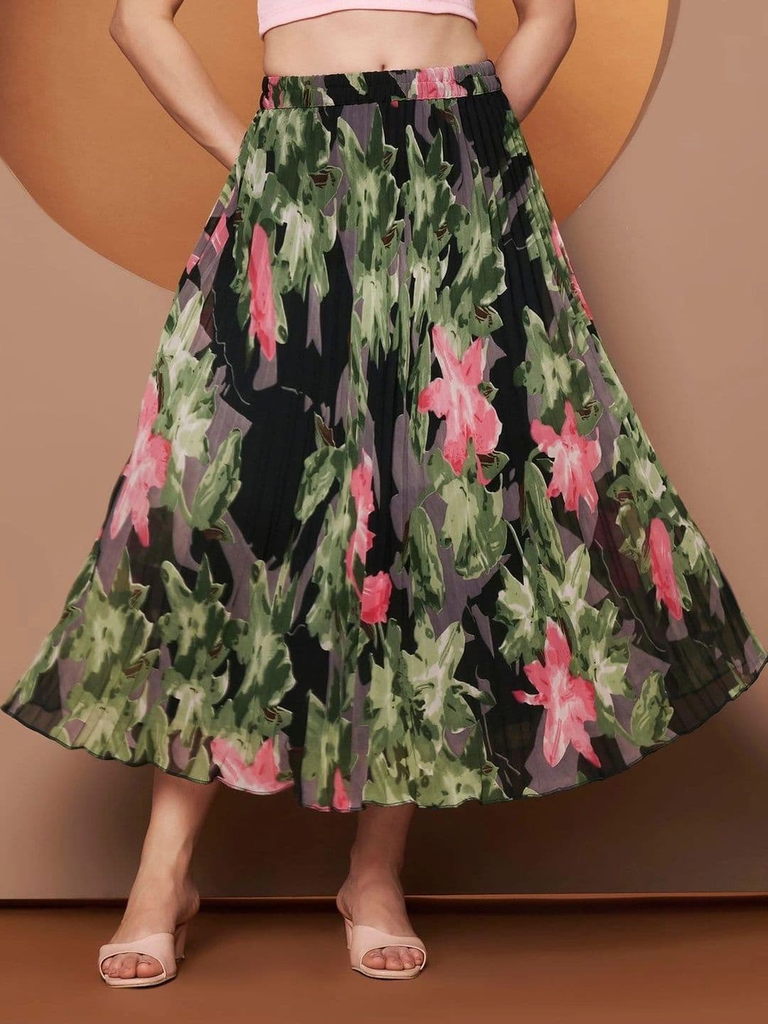 CORSICA Women Floral Midi Flared Skirt - view 1