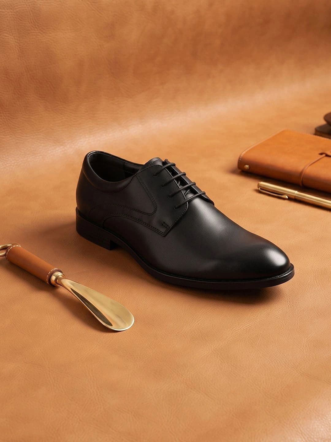 HERE&NOW Men Round Toe Formal Derbys thumbnail 2