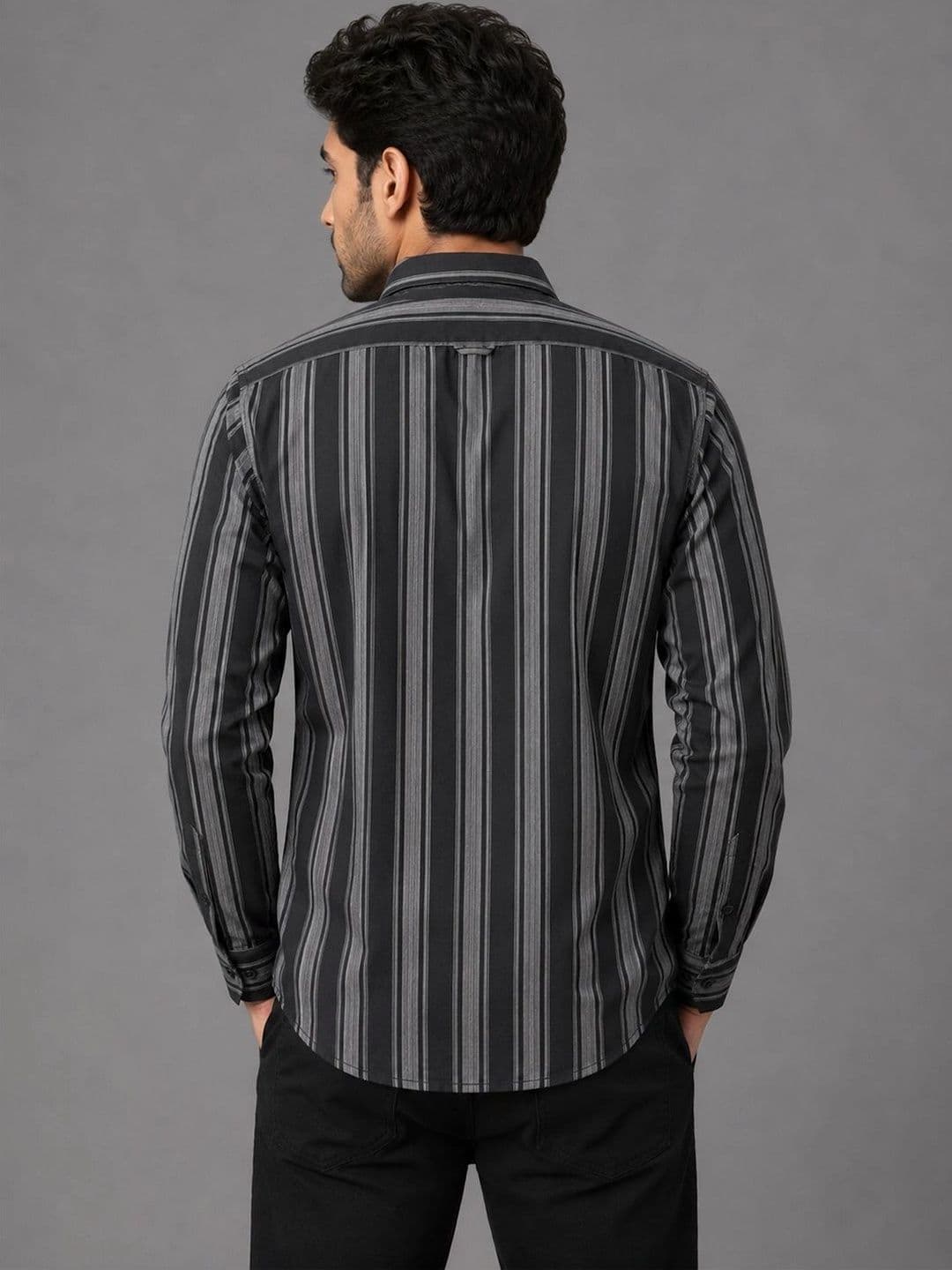 Chennis Men Striped Casual Shirt thumbnail 2