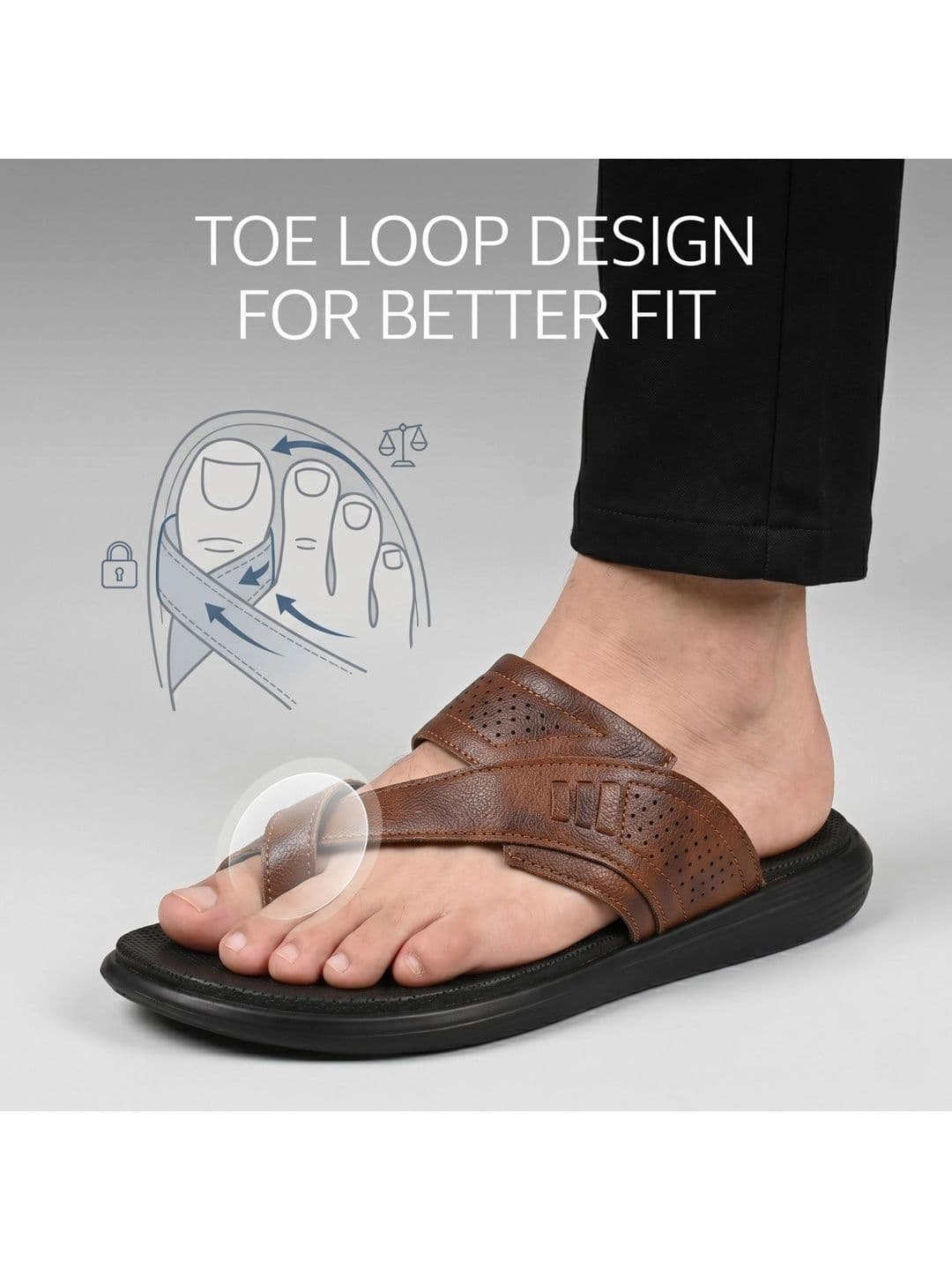 BINUTOP Men Comfort Sandals thumbnail 5