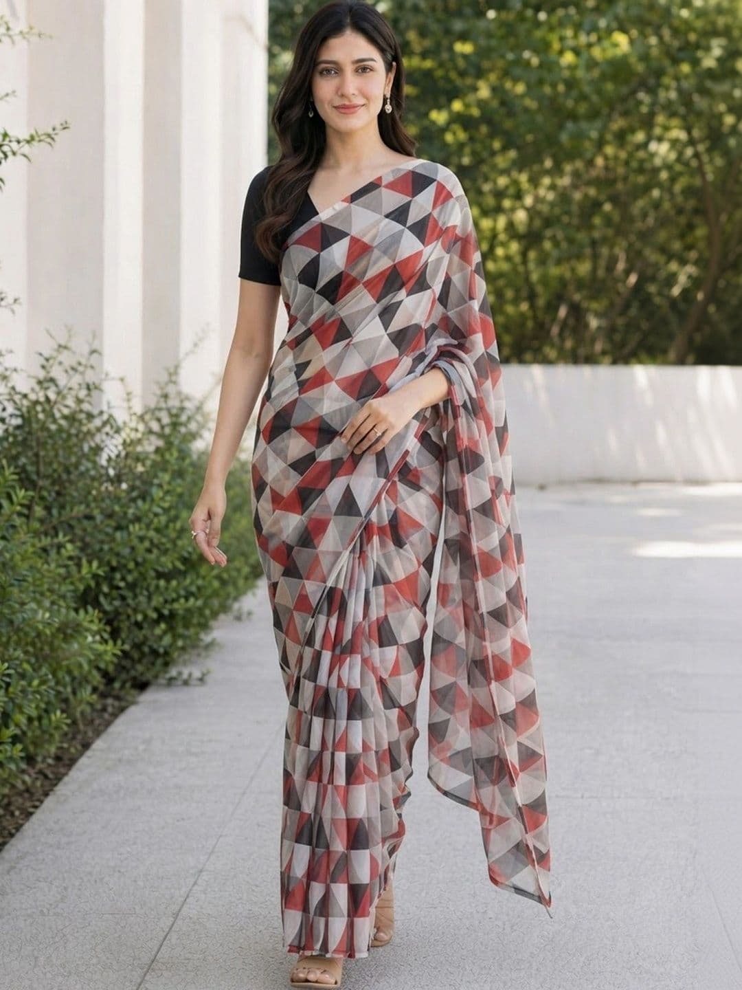 Saatika Chanderi Saree thumbnail 5