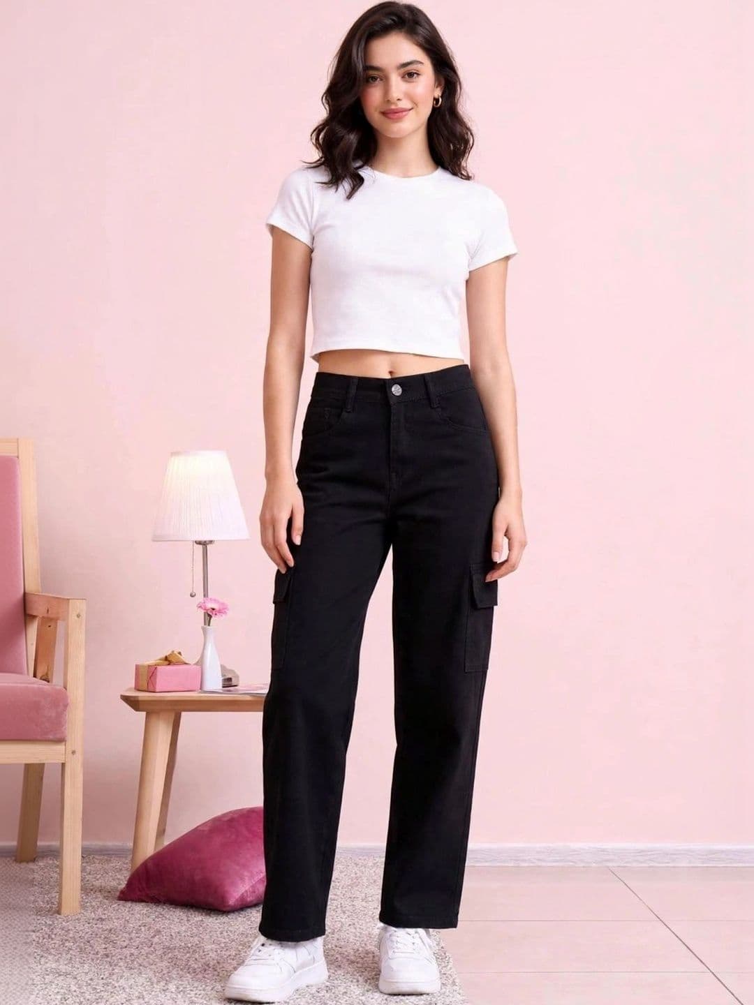 DressBerry Women Classic Relaxed Fit Mid-Rise Stretchable Jeans - view 1