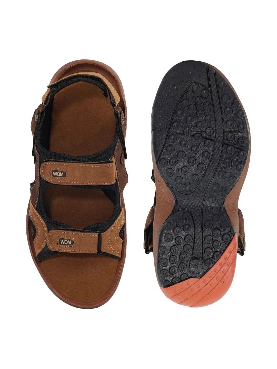 ROYAL CRUZZ Men Suede Comfort Sandals With Adjustable Strap thumbnail 2