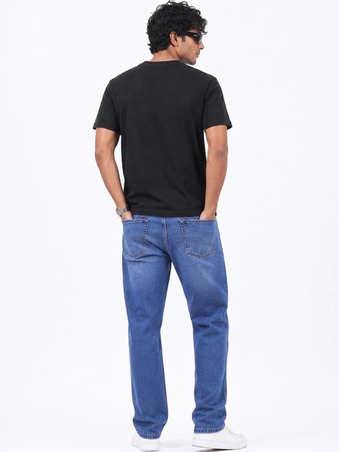 MQ Denim Men Straight Fit Mid-Rise Light Fade Jeans thumbnail 5