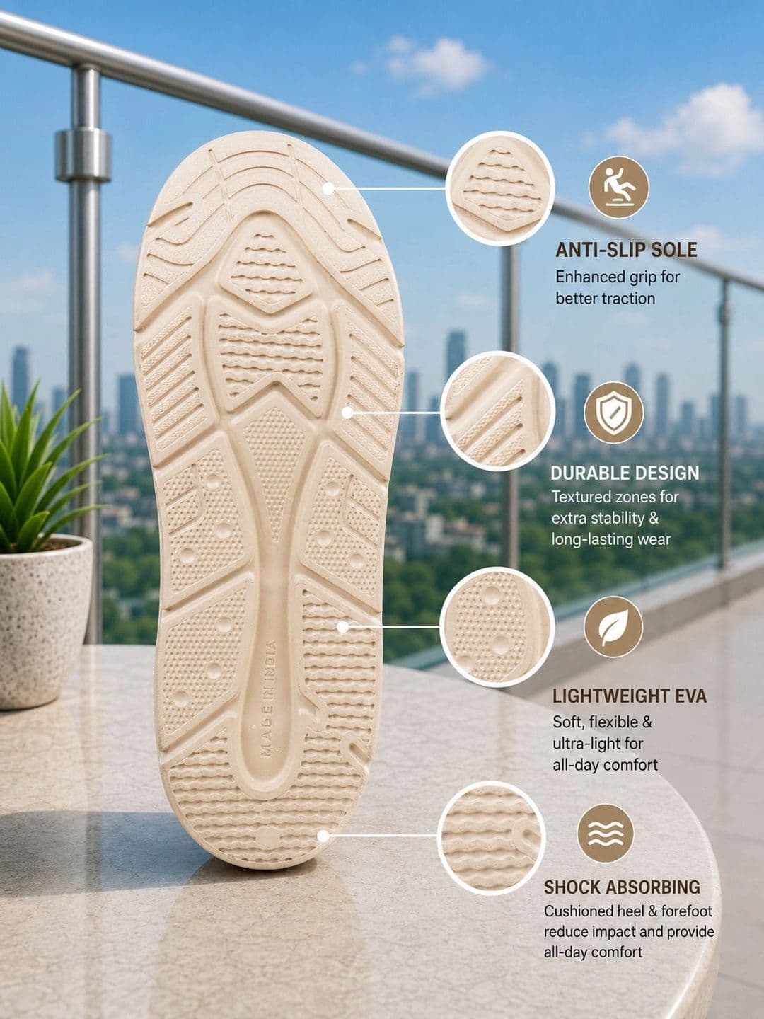 TRV Men Thong Flip-Flops thumbnail 2