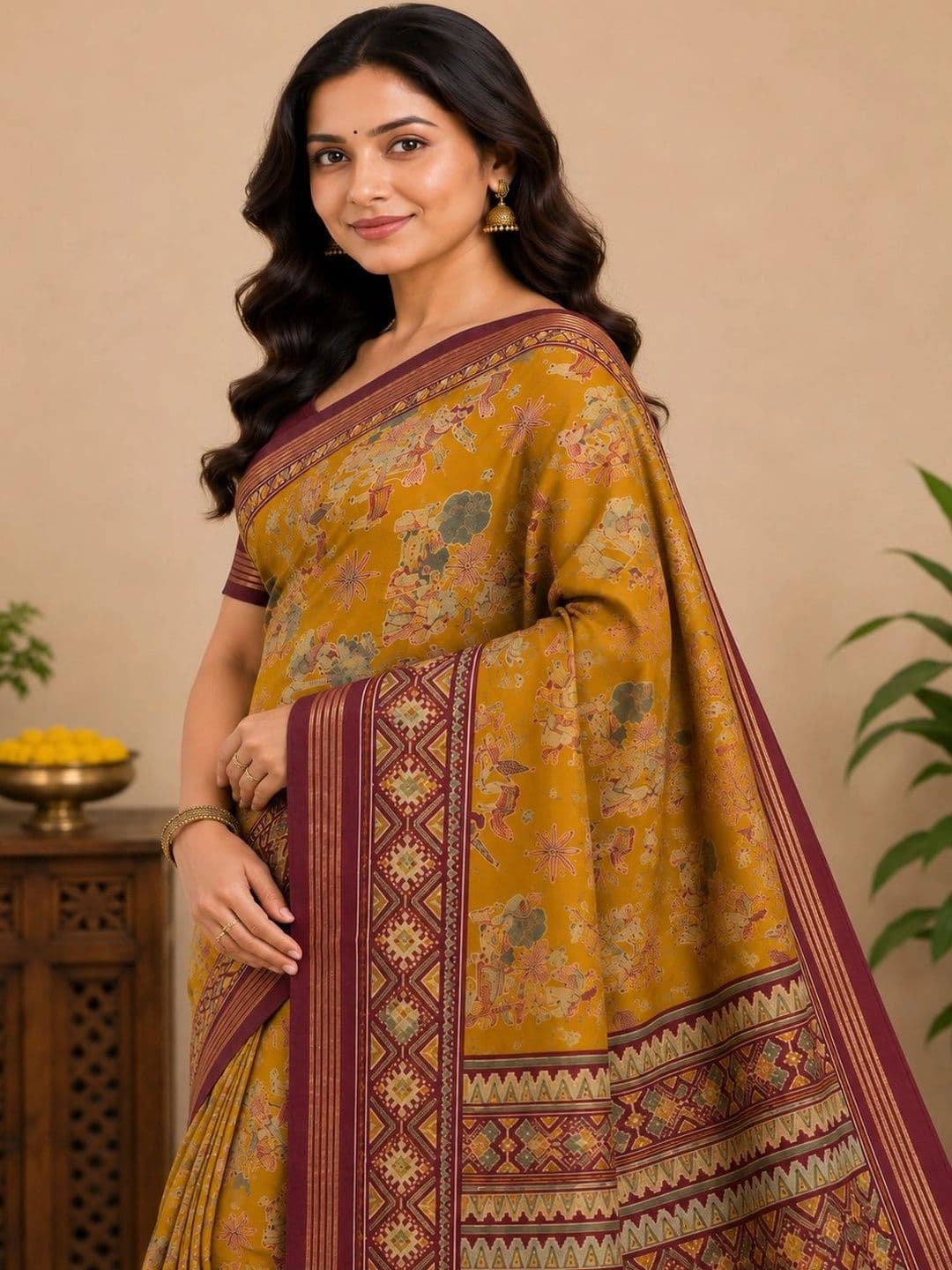 Naarii n Sari Floral Designer Saree thumbnail 2