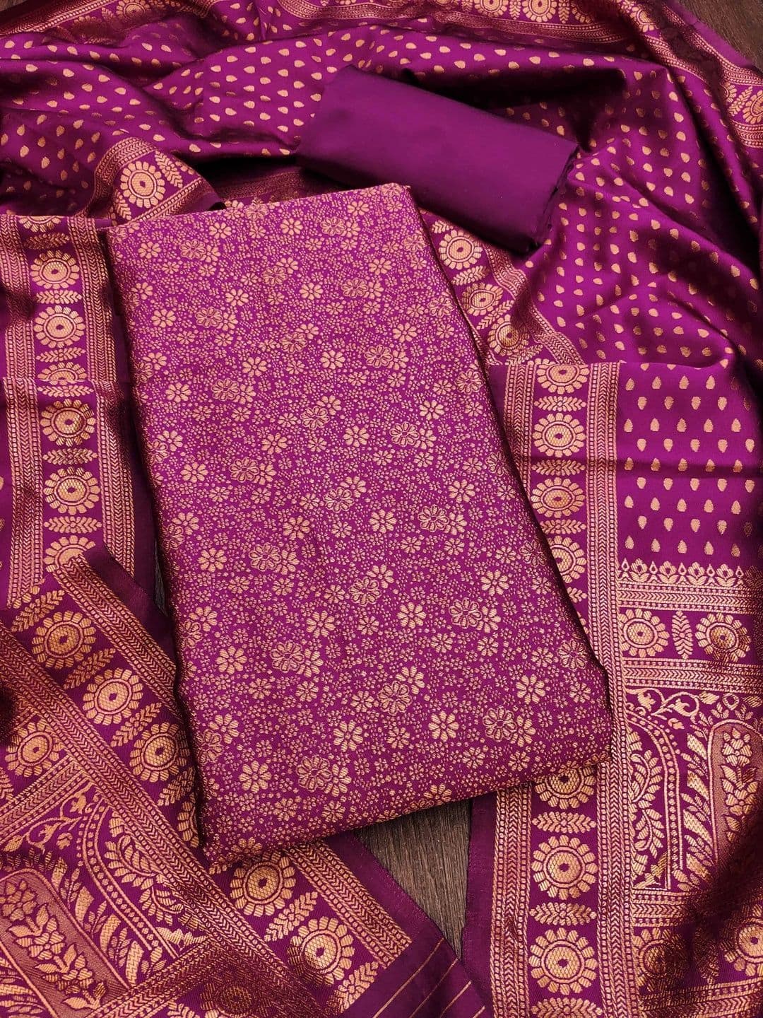 Suha Women Unstitched Dress Material - view 1