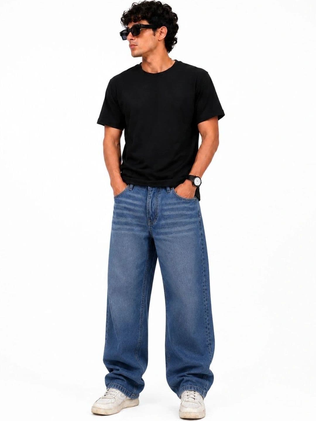 MQ Denim Men Straight Fit Mid-Rise Light Fade Jeans thumbnail 4